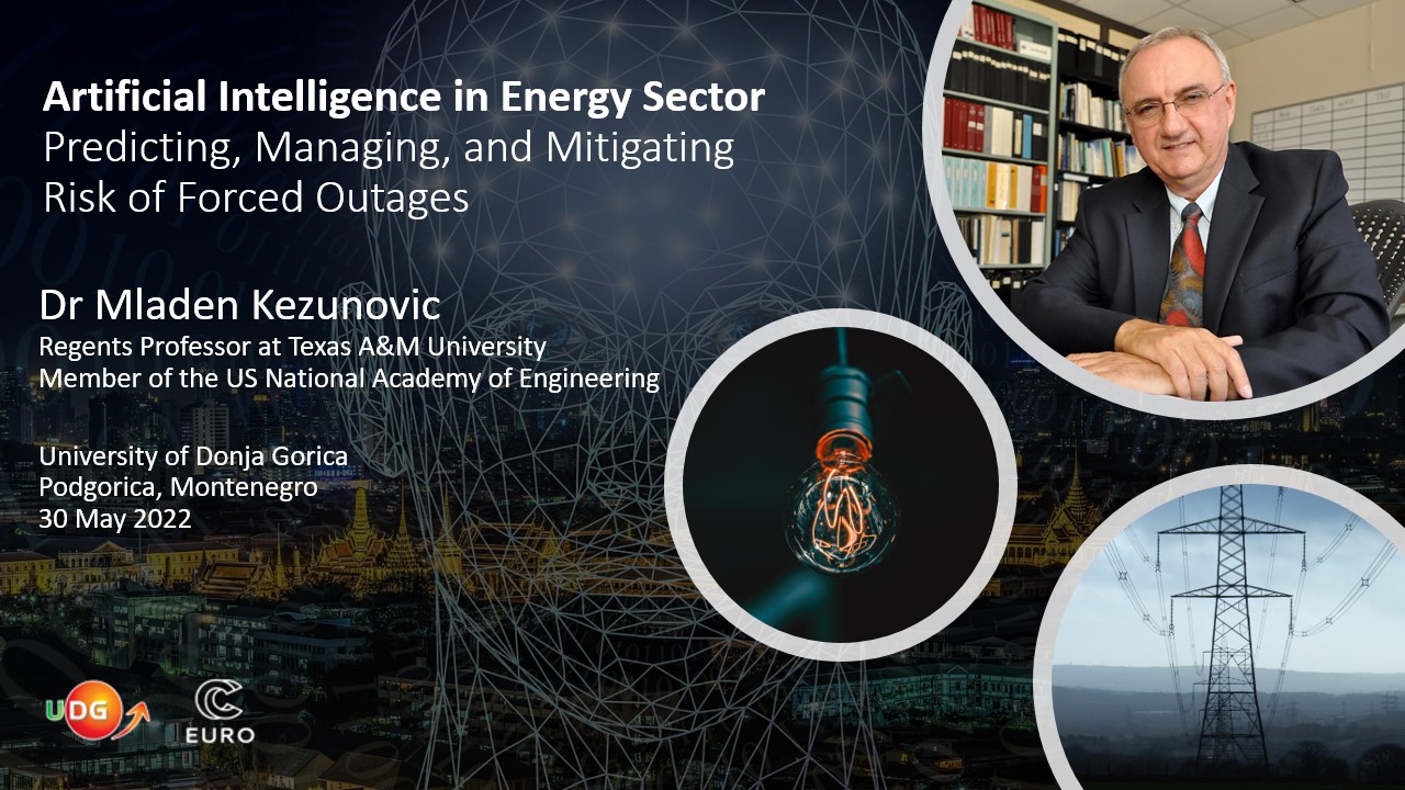 Invited Talk: AI in Energy Sector by Prof. Mladen Kezunović (Texas A&M)