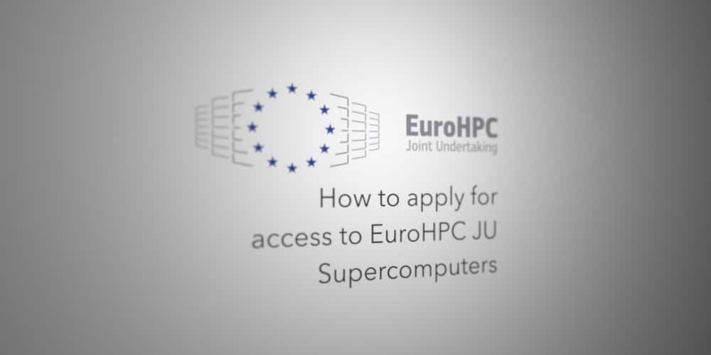 How to Apply for Access to EuroHPC JU Supercomputers