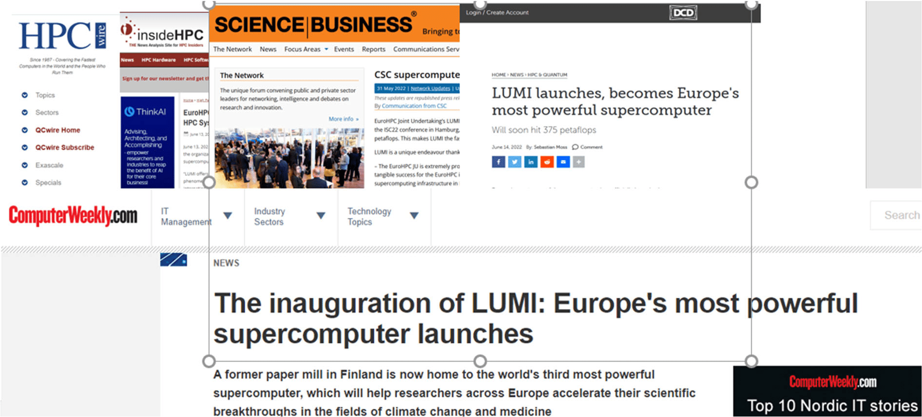 Success Story: Communication campaign for LUMI in spring/summer 2022