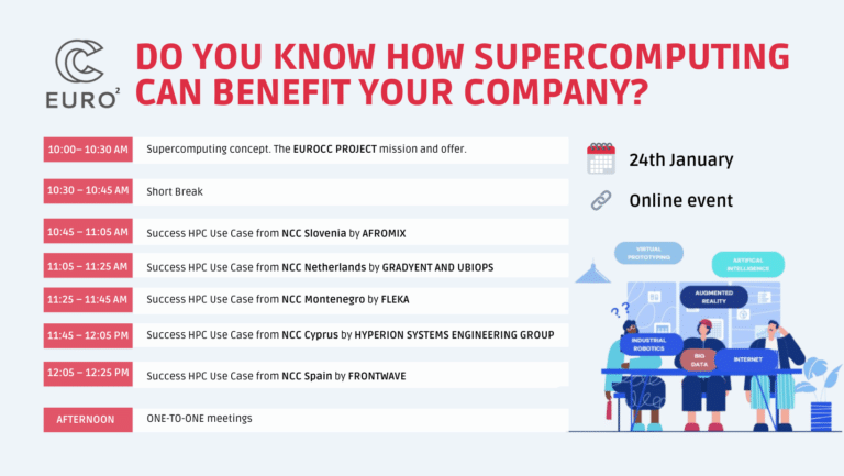 Supercomputing info day – HPC success stories from five NCCs